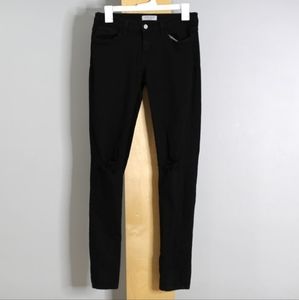 Judy Blue Distressed Black Skinny Jeans Size 9/29